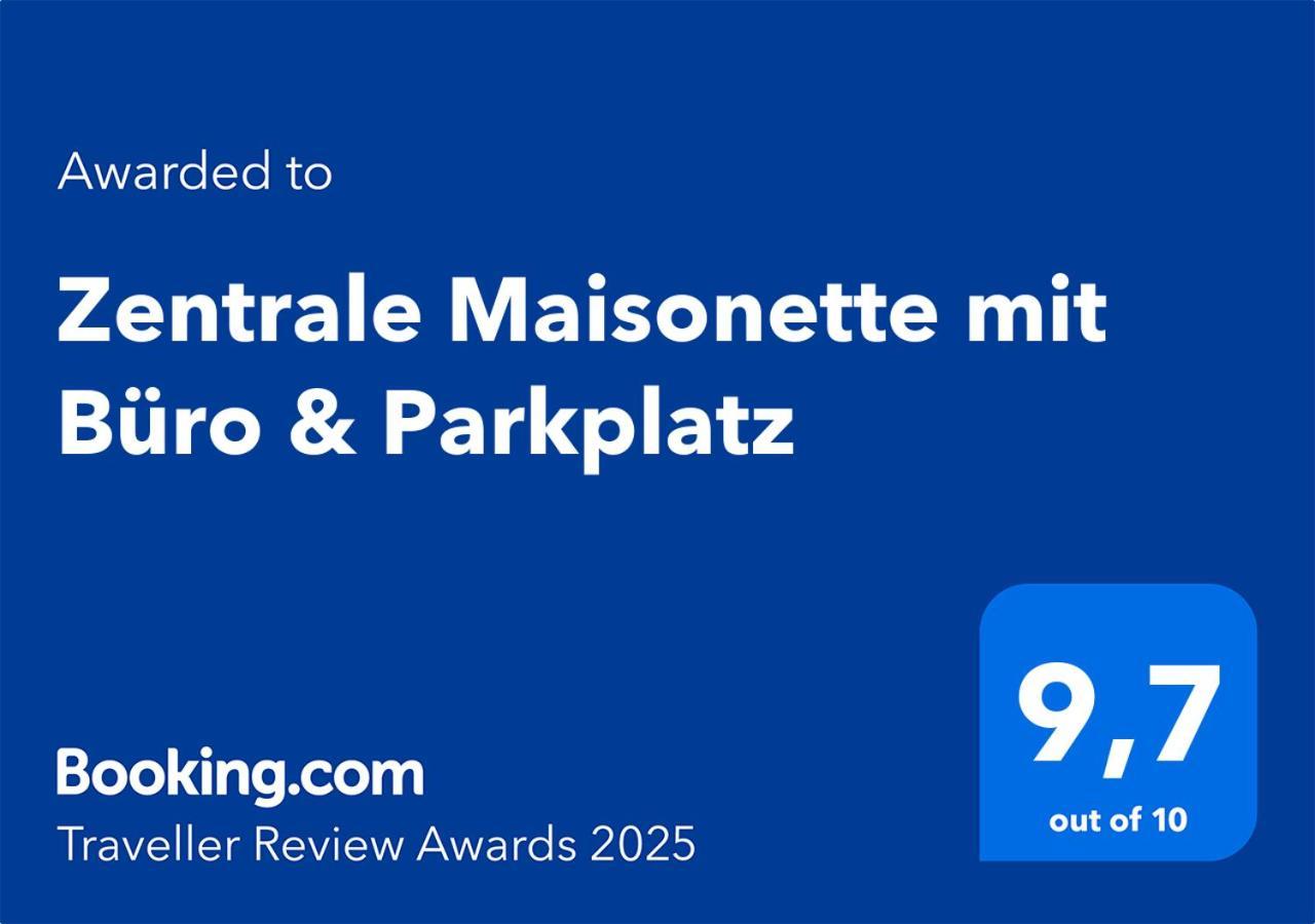 Zentrale Maisonette Mit Buero & Parkplatz グリースハイム エクステリア 写真
